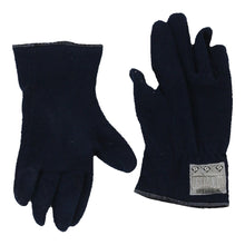  Vintage navy Armani Jeans Gloves - mens no size