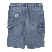  Vintage blue Lee Denim Shorts - mens 35" waist