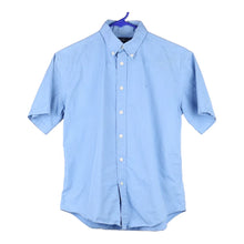  Vintage blue Age 8-9 Ralph Lauren Short Sleeve Shirt - boys medium