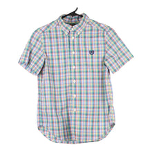  Vintage green Age 10-12 Chaps Ralph Lauren Short Sleeve Shirt - boys medium