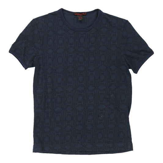 Vintage navy Roberto Cavalli T-Shirt - womens large