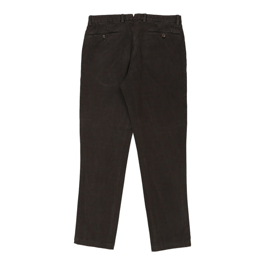 Vintage brown Burberry London Trousers - mens 32" waist