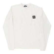  Vintage white Stone Island Long Sleeve T-Shirt - mens large