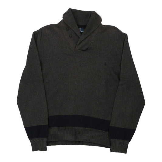 Vintage grey Ralph Lauren Jumper - mens xx-large