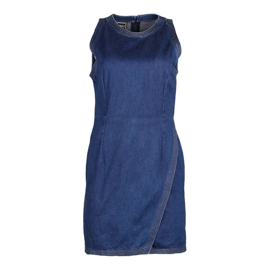 Vintage blue Versace Jeans Couture Denim Dress - womens small