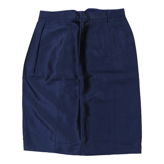 Giorgio Armani Midi Midi Skirt - 28W UK 8 Blue Wool Blend