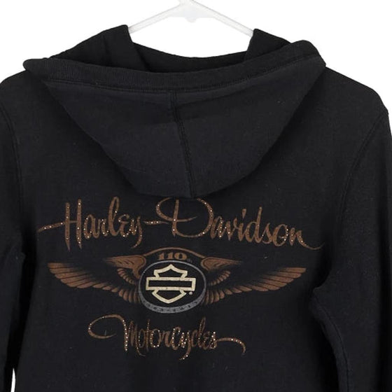 Vintage black Harley Davidson Hoodie - womens large