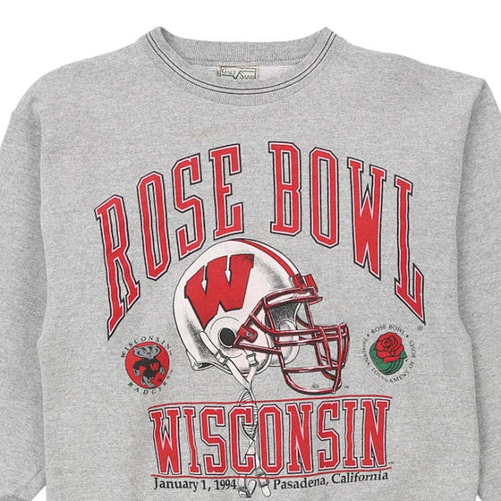 Vintage grey Rose Bowl 1994 Galt Sand Sweatshirt - mens small