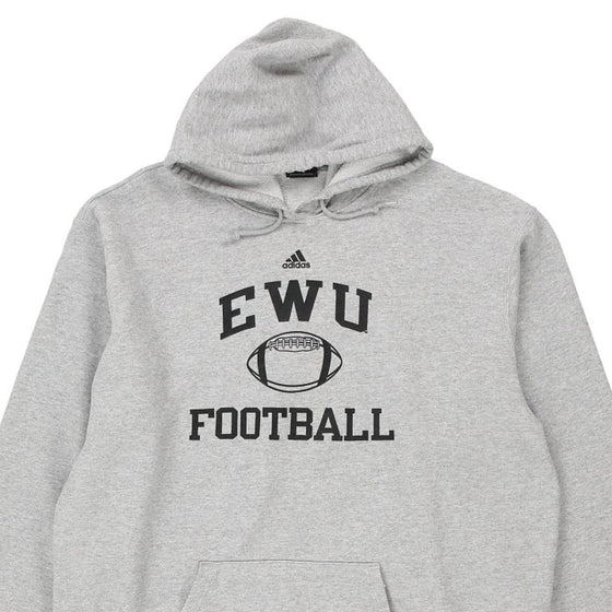 Vintage grey EWU Football Adidas Hoodie - mens xxx-large