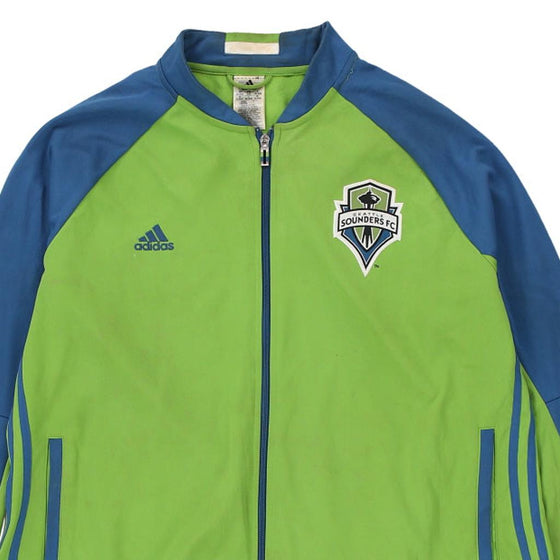 Vintage green Seattle Sounders FC Adidas Track Jacket - mens xx-large
