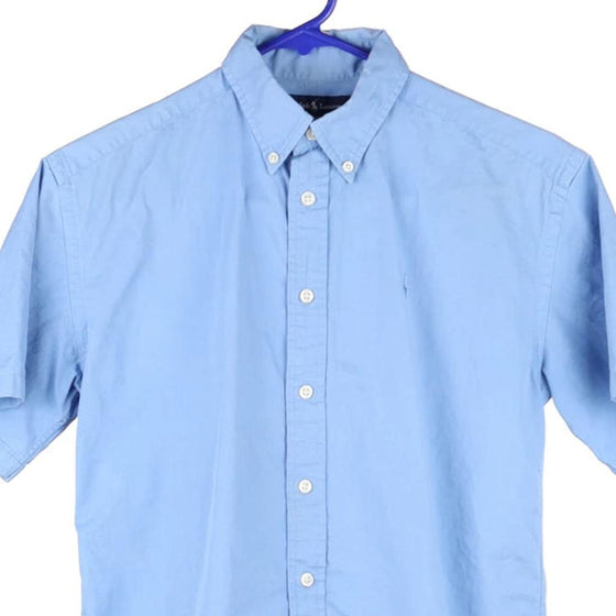 Vintage blue Age 8-9 Ralph Lauren Short Sleeve Shirt - boys medium
