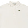 Vintage white Lacoste Polo Shirt - mens large