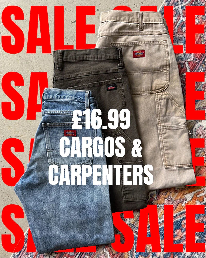 Vintage Cargo & Carpenter Trousers - £16.99