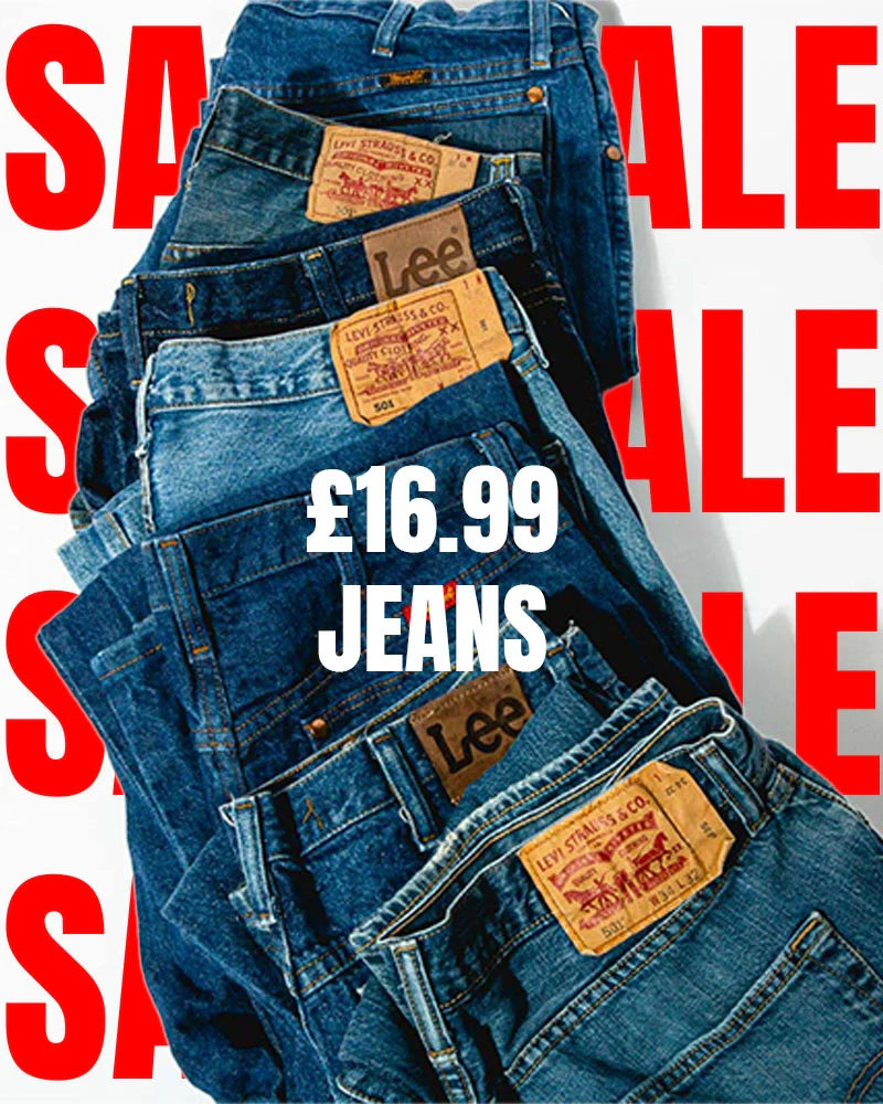 All Vintage Jeans - Levis/Lee/Wrangler - £16.99