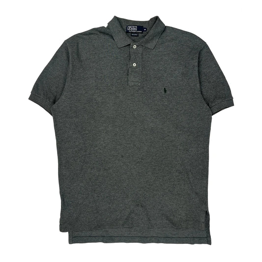 Vintage Polo By Ralph Lauren Polo Shirt - Medium Grey Cotton