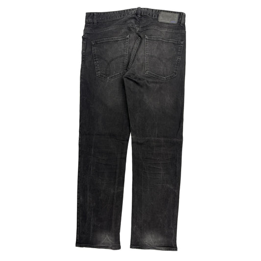 Calvin Klein Jeans Jeans - 36W 32L Black Cotton Blend