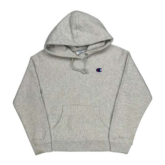 Reverse Weave Champion Hoodie - Medium Grey Cotton