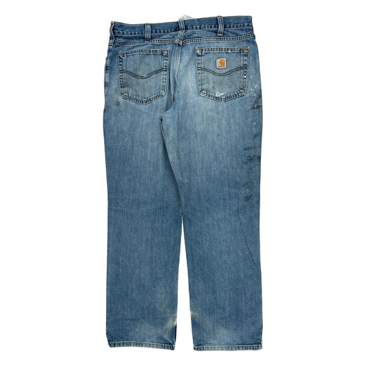Carhartt Jeans - 36W 32L Blue Cotton Blend