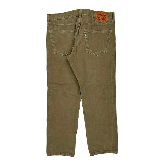 Levis Cord Trousers - 34W 28L Brown Corduroy