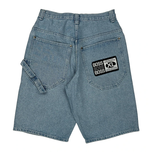 Boss Denim Shorts - 30W 11L Light Wash Denim
