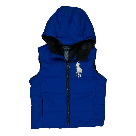 Vintage Age 5 Polo By Ralph Lauren Puffer - Small Blue Polyester