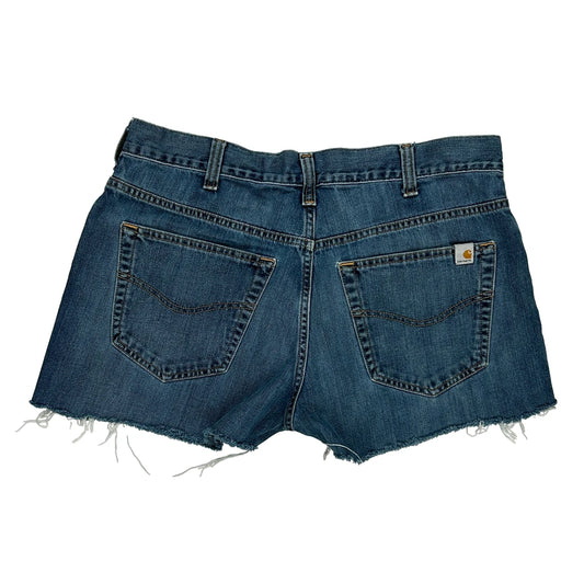 Carhartt Denim Shorts - 36W UK 16 Blue Cotton