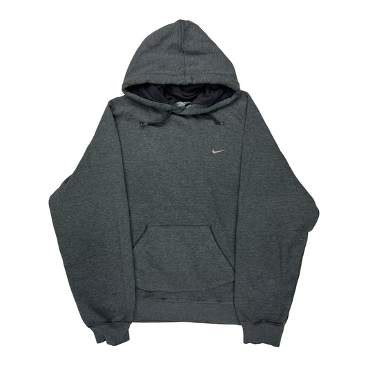 Nike Hoodie - Medium Grey Cotton Blend