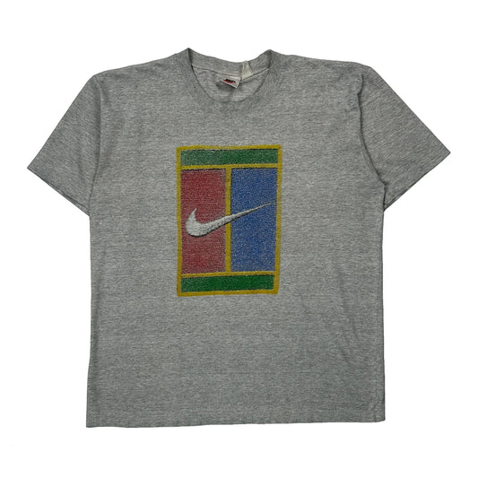 Nike Graphic T-Shirt - Medium Grey Cotton