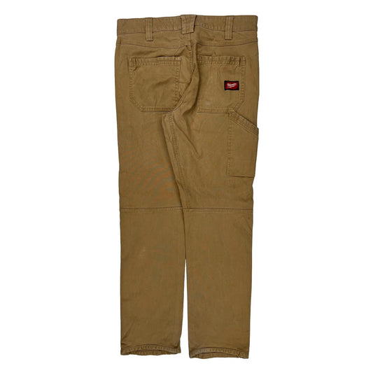 Unbranded Carpenter Pants - 33W 32L Brown Cotton