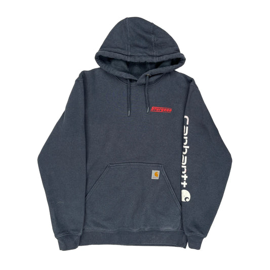 Carhartt Hoodie - Small Navy Cotton