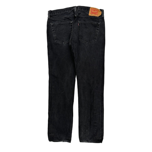 501 Levis Jeans - 35W 31L Black Cotton