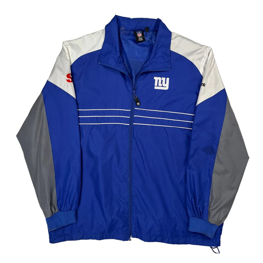 New York Giants Reebok Nfl Windbreaker - XL Blue Polyester
