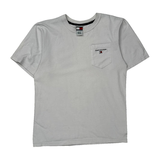 Made In USA Tommy Hilfiger T-Shirt - XL White Cotton