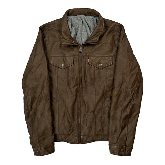 Levis Jacket - Small Brown Polyester