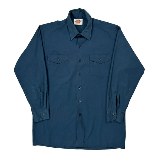 Vintage Dickies Shirt - Large Blue Cotton