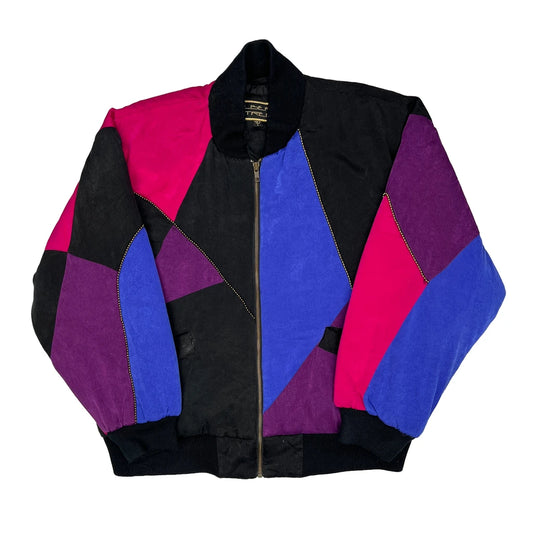 Unbranded Bomber Jacket - Large Multicoloured Nylon
