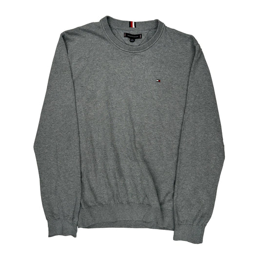 Vintage Tommy Hilfiger Sweater - XL Gray Cotton