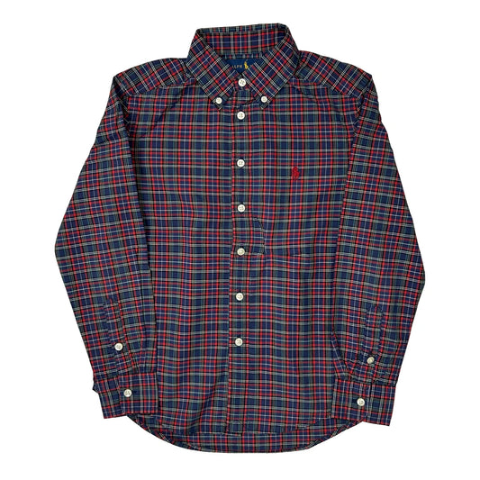 Age 7 Ralph Lauren Checked Shirt - Small Multicoloured Cotton