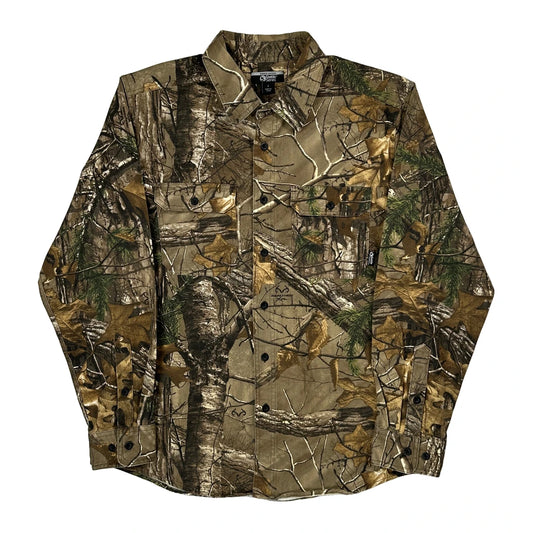 Vintage Guide Series Camo Shirt - Large Camo Cotton
