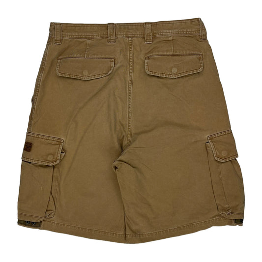 Polo Jeans Ralph Lauren Cargo Shorts - 34W 9L Brown Cotton