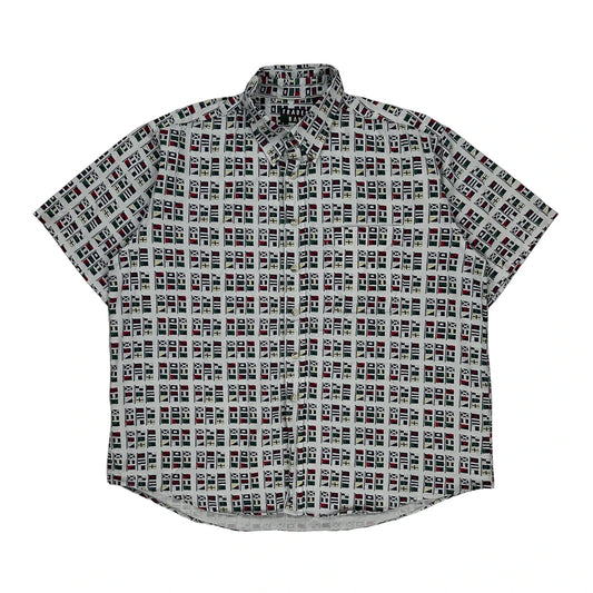 Trader Bay Graphic Patterned Shirt - XL Multicoloured Cotton