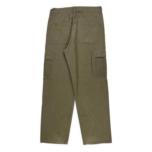 Levis Cargo Trousers - 32W 32L Green Cotton