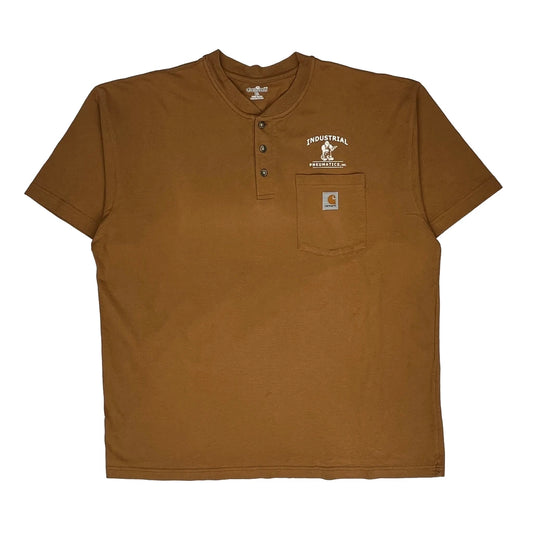 Carhartt T-Shirt - XL Brown Cotton