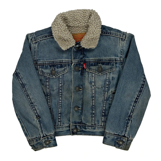 Age 1-2 Levis Collared Denim Jacket - 3XS Blue Cotton