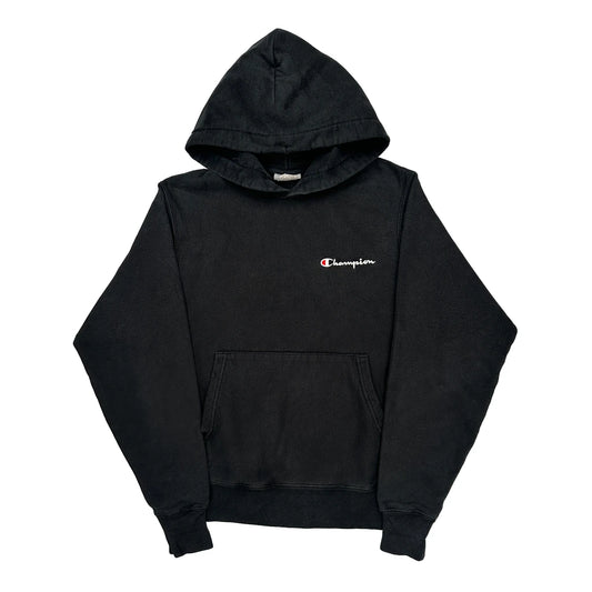 Champion Hoodie - Small Black Cotton