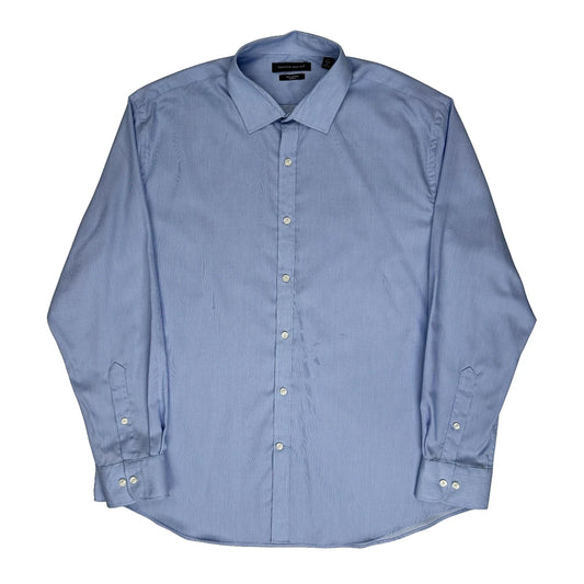 Tommy Hilfiger Slim Fit Shirt - XL Blue Cotton