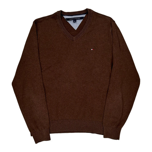 Tommy Hilfiger Jumper - Medium Brown Cotton