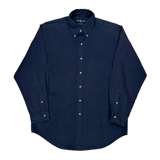 Ralph Lauren Shirt - Large Navy Cotton