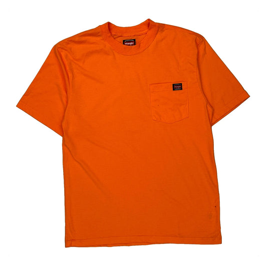 Wrangler T-Shirt - Medium Orange Cotton