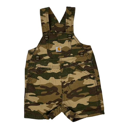 Age 3 Months Carhartt Camo Dungarees - 3XS Brown Cotton